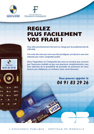 Réglez plus facilement vos frais par Carte Bleue