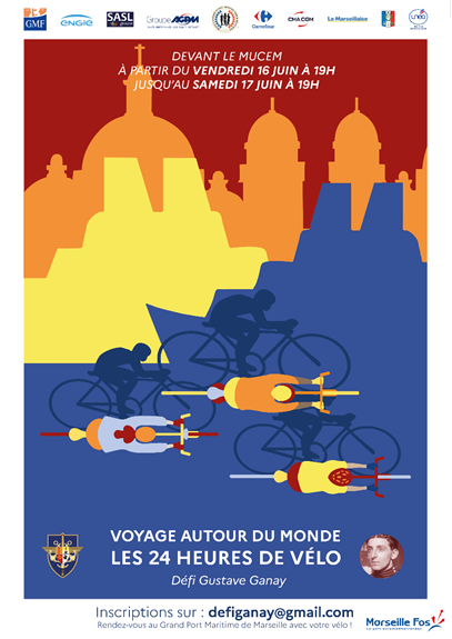 affiche du défi Rouler pour ceux qui nous protègent