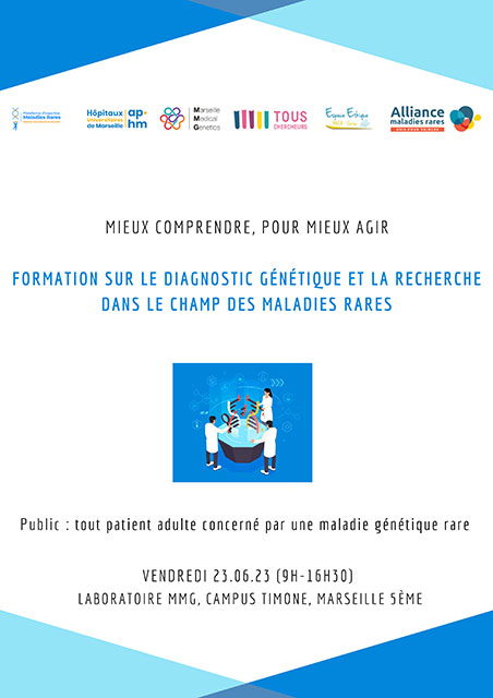 Affiche de la journée de formation maladies rares