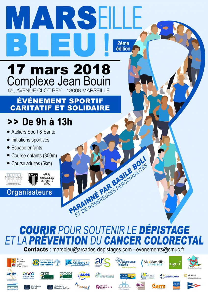 Affiche Marseille Bleu ! 2ème édition (recto)
