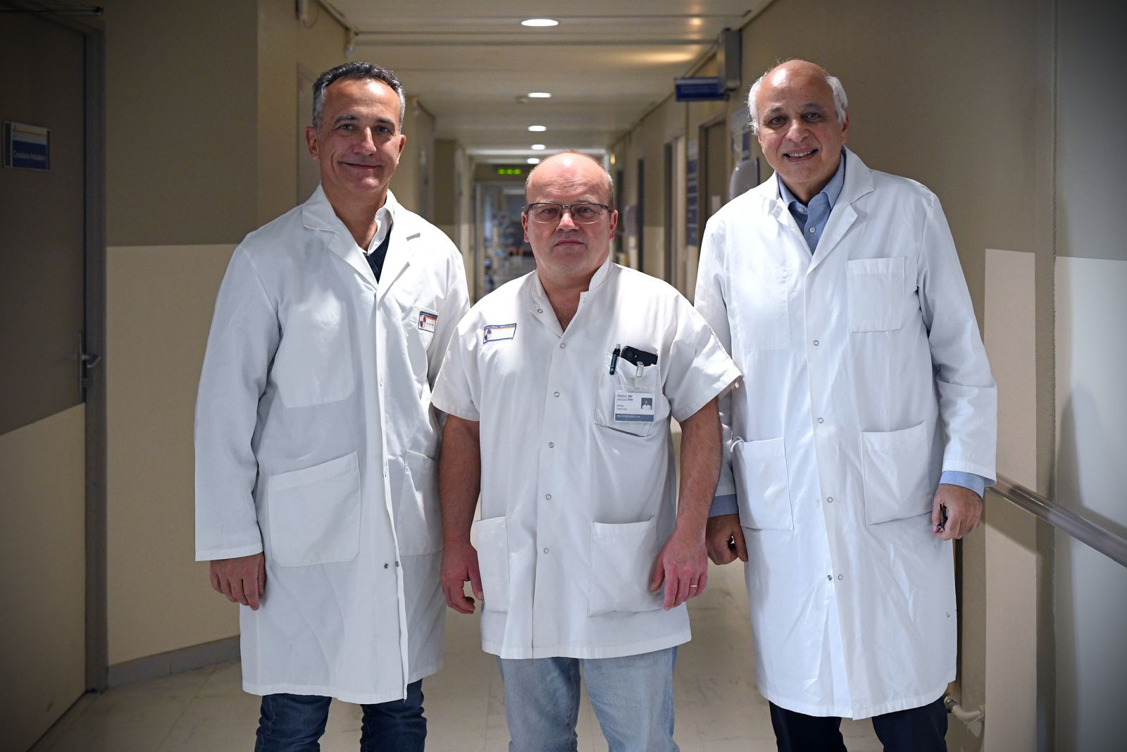 De gauche à droite : Dr CREBASSA, Dr HARTUNG, Pr ALIMI