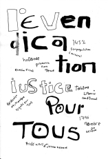 Affiche "Justice pour tous"