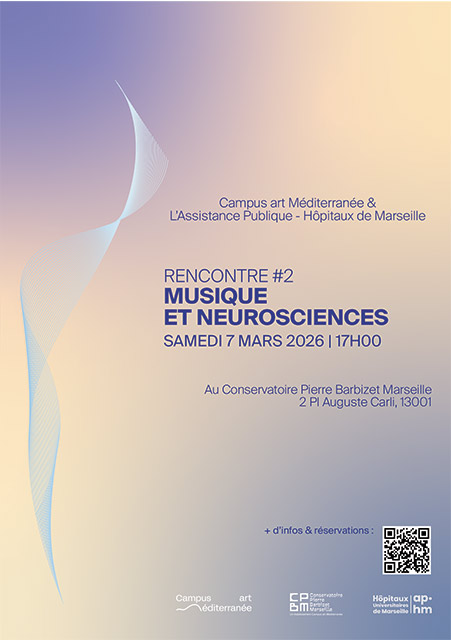 Affiche de l'événement Rencontre #2 Musique et Neuroscience