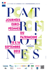 Affiche Journées Européennes du Patrimoine 2012