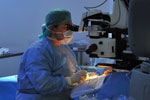 Photo microscope au bloc