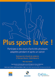 Affiche Activité physique et cancer