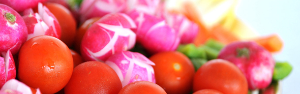 Photo tomates radis