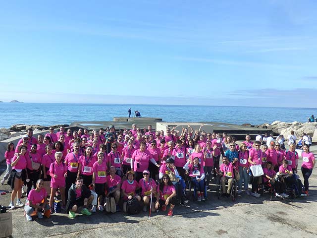 Team building réussi : l’IRFSS se mobilise pour Octobre rose, les participants