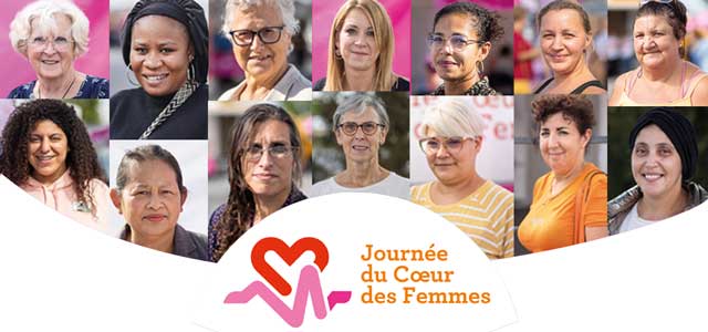 Illustration de la journée de coeur des femmes AP-HM