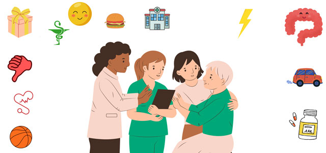 Illustration du stand des maladies inflamatoires chroniques de l'intestin