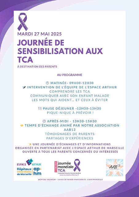 journée spéciale parent, impact des TCA sur la famille