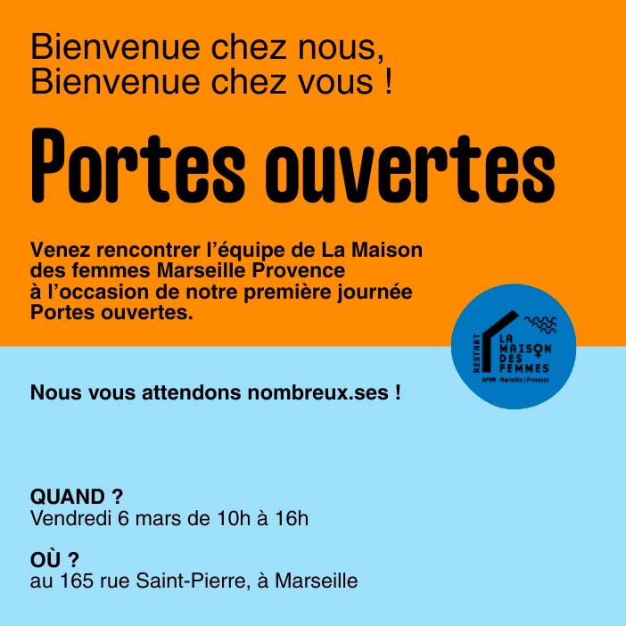 Illustration de la journée portes ouvertes de la maison des femmes Marseille Provence