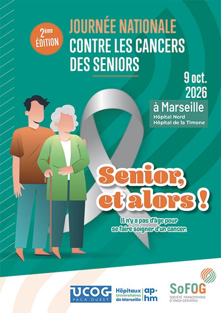 Affiche de la journée nationale du cancer des seniors