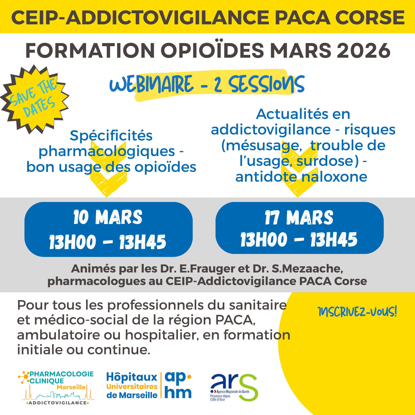 Illustration de la Formation Opioïde - CEIP PACA Corse