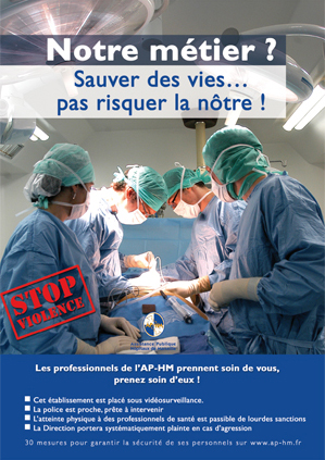 Affiche Stop violence 2/4