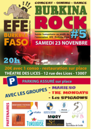 Affiche Burkina Rock #5 - 23/11/2013