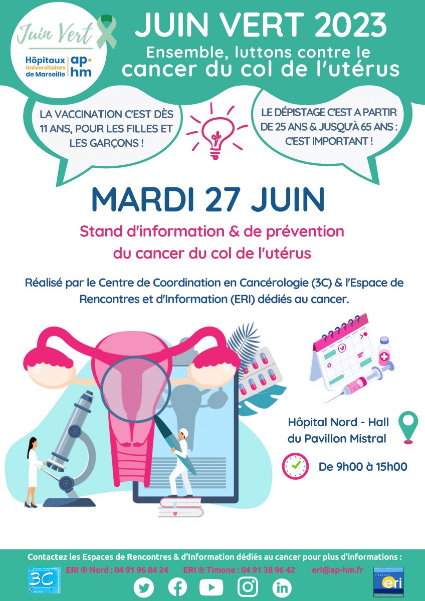 Affiche Juin Vert Hôpital Nord - 27/06/2023