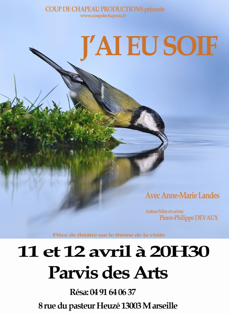 Affiche du spectacle J'ai eu soif