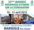 Image 35emes journées sur la stérilisation