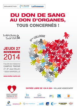 Affiche 6ème colloque Médias & Santé