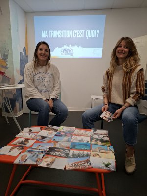 Pauline Avines, infirmière puéricultrice et Perrine Lambey, psychologue dans les centres C-MAVEM et MARE