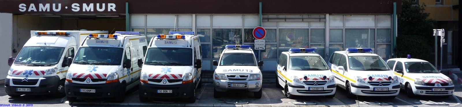 Véhicules du Samu13