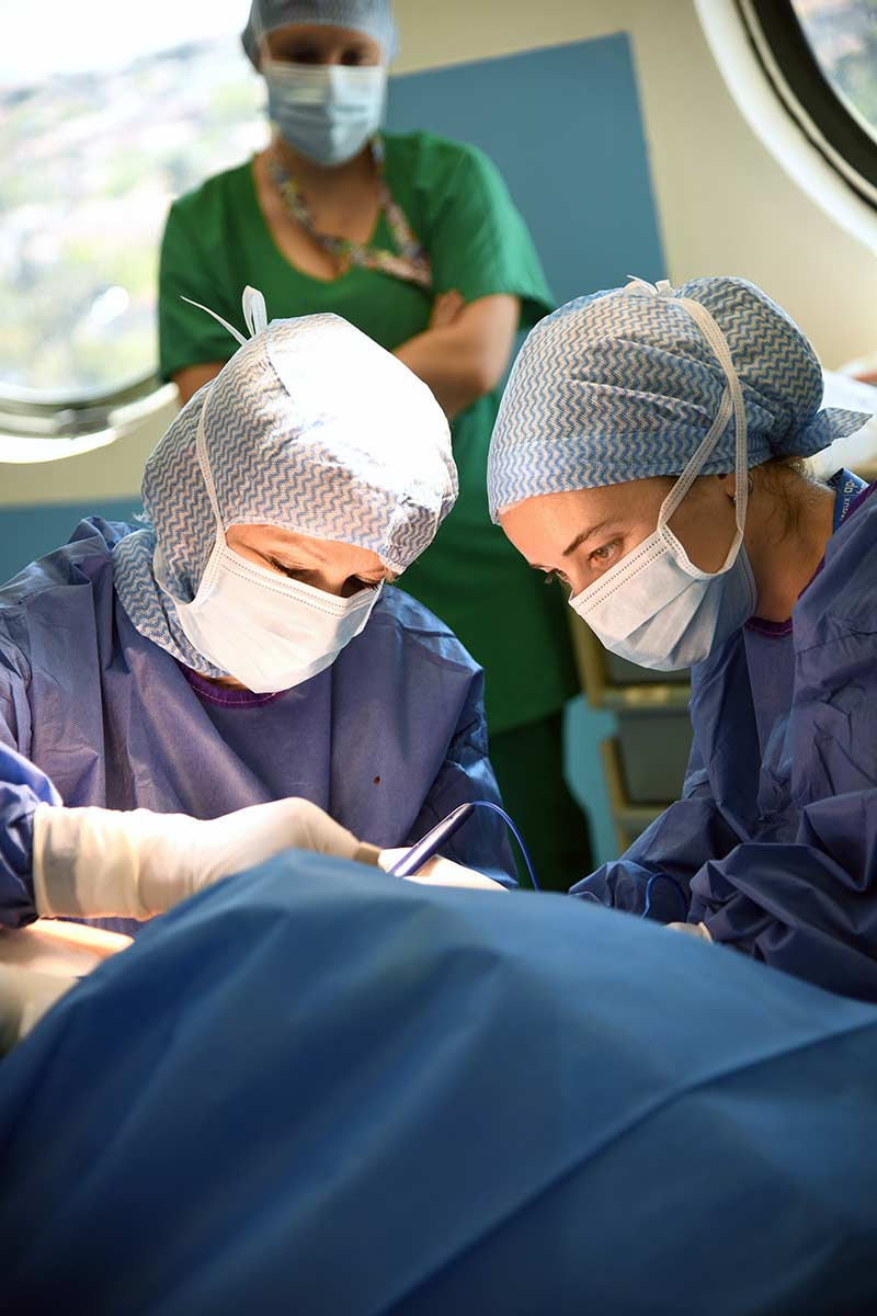 chirurgie des patientes souffrant du cancer de l'ovaire