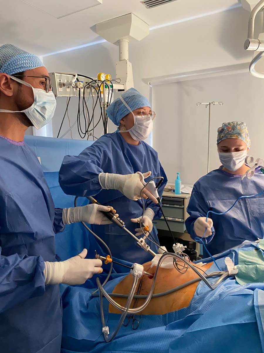 chirurgie des patientes souffrant du cancer de l'ovaire