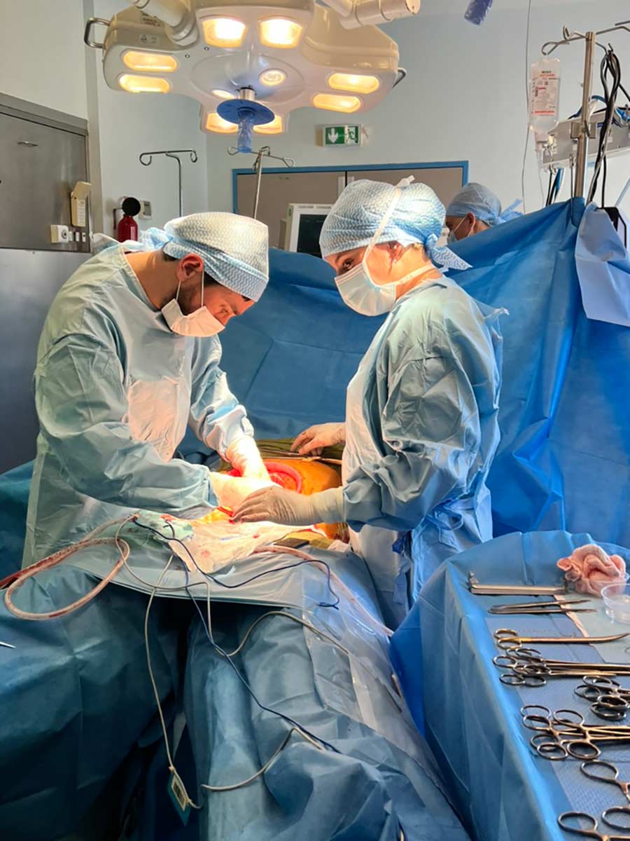 chirurgie des patientes souffrant du cancer de l'ovaire