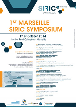 Affiche 1er symposium du SIRIC - 01/10/2014