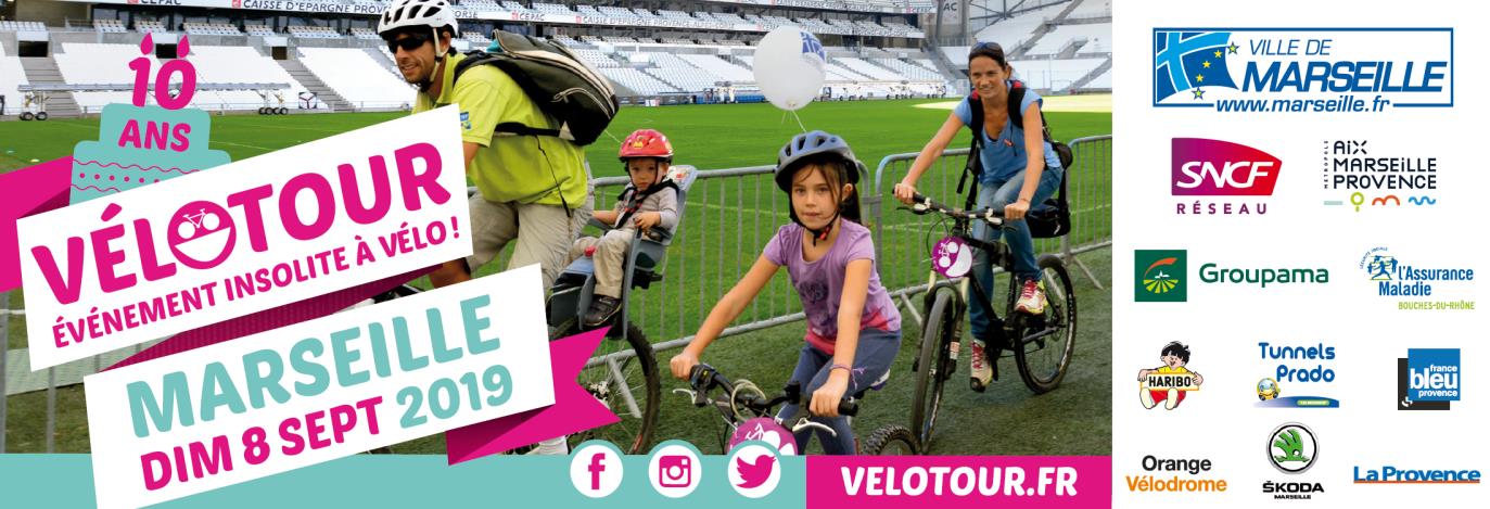 Visuel Marseille Vélotour 2019