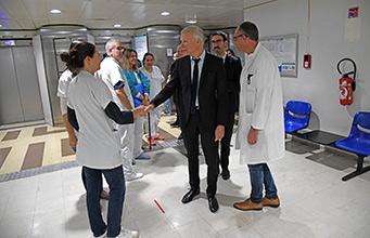 Visite du Directeur Général de l’ARS à la Timone