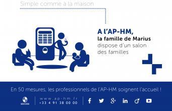 Des espaces dédiés pour les familles et accompagnants