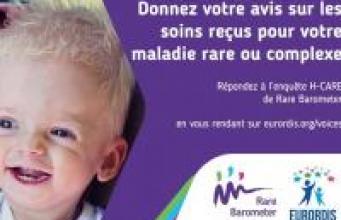 enquête H-CARE de Rare Barometer sur l’expérience de soin des malades atteints de maladie rare 