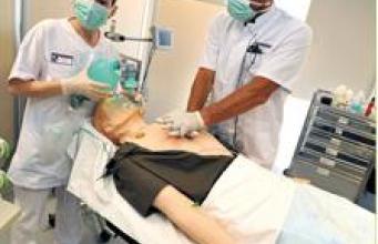 Urgences : formation sur stimulateur