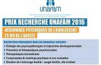 Appel à projets : lancement du Prix Recherche Unafam 2016