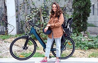 Itinéraires de vélotafeurs et vélotafeuses : Anne-Sophie