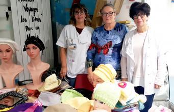 Les chapeaux de Martine à l'Hôpital Nord