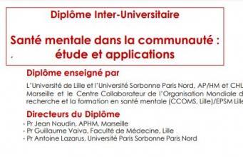 Dernière ligne droite pour s’inscrire au Diplôme Inter Universitaire 2022 « Santé mentale dans la communauté : études et applications »