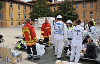Exercice du SAMU à l’Hôpital Salvator 