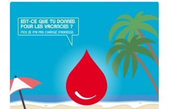 Campagne estivale pour le don de sang