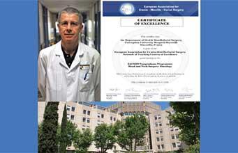 Le service de Chirurgie Maxillo-faciale de l’Hôpital de la Conception se voit attribuer le certificat d’excellence de l’Association Européenne de Chirurgie Cranio-Maxillo-Faciale