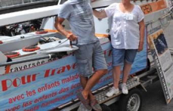 L’Atlantique à la rame :  un défi partagé avec les enfants hospitalisés