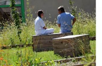 Inauguration du jardin de l’Hôpital Sainte-Marguerite