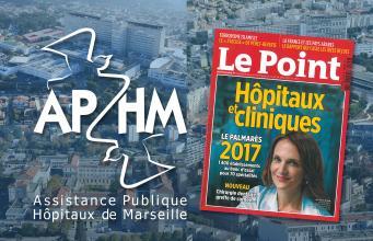 Palmarès 2017 des Hôpitaux et Cliniques du Point, l'AP-HM se classe dans le Top 10 dans 29 spécialités