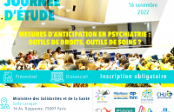 Mesures d'anticipation en psychiatrie : outils de droits, outils de soins ? - Journée d'études au Ministère de la santé et de la prévention