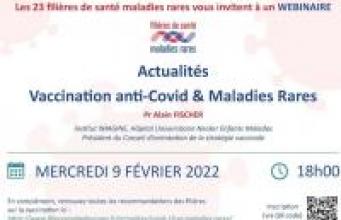 Vaccination anti-Covid & Maladies Rares- Webinaire