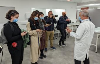 Visite Presse du Biogénopôle des Hôpitaux Universitaires de Marseille - AP-HM
