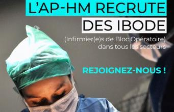 L’AP-HM  recrute des infirmier(e)s de Bloc Opératoire dans tous les secteurs