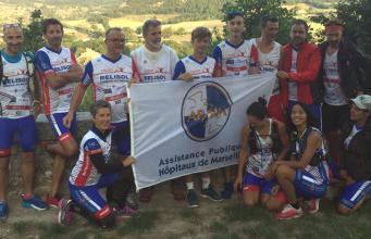 Soignants et patients de la Timone enfants affrontent le Ventoux